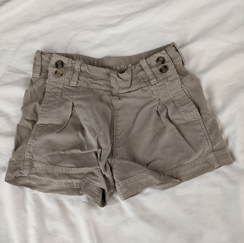 American Eagle Beige Sailor Shorts